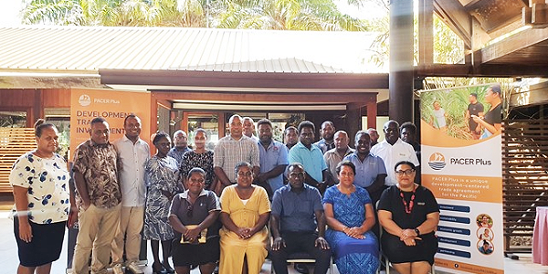 Officials and participants of the Trade in Services PACER+ dialogue on Wednesday 26th October in Honiara.