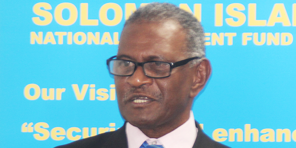 SINPF Chief Executive Officer and General Manager Mike Wate.