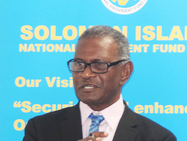 SINPF Chief Executive Officer and General Manager Mike Wate.