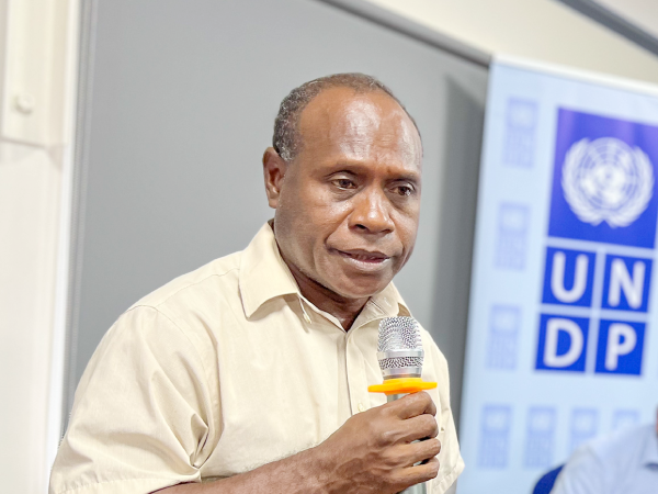 SIICAC Director General, Mr. John Kouni.  Photo, UNDP.