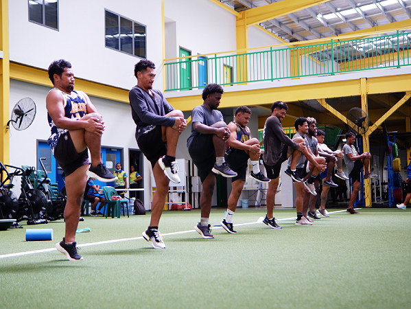 Athletes training at SINIS