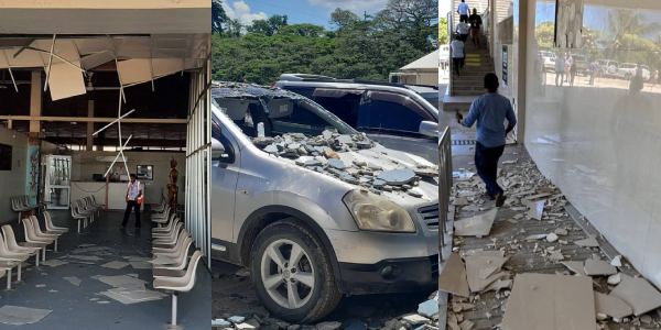Some of the damages caused by the M7.0 Earthquake last week. Photos by: Kirby War Foe, Thelma Koala, Leon Kelesi.