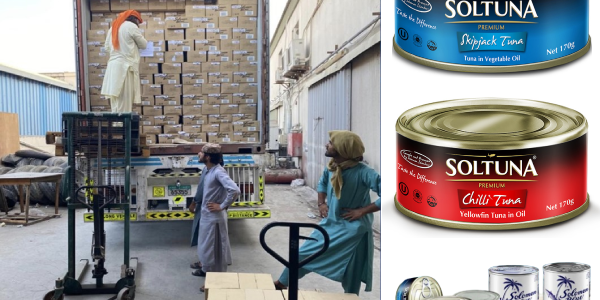Talent SeaFoods Trading in Abu Dhabi recently received additional supplies of SolTuna products. Photo supplied