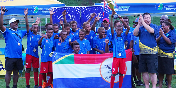 The new champion Malaita U14 boys.