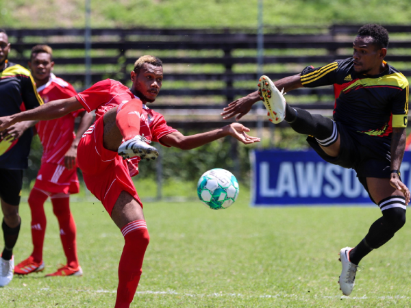 Action between Makira Ulawa and Temotu Arrows, Tuesday.