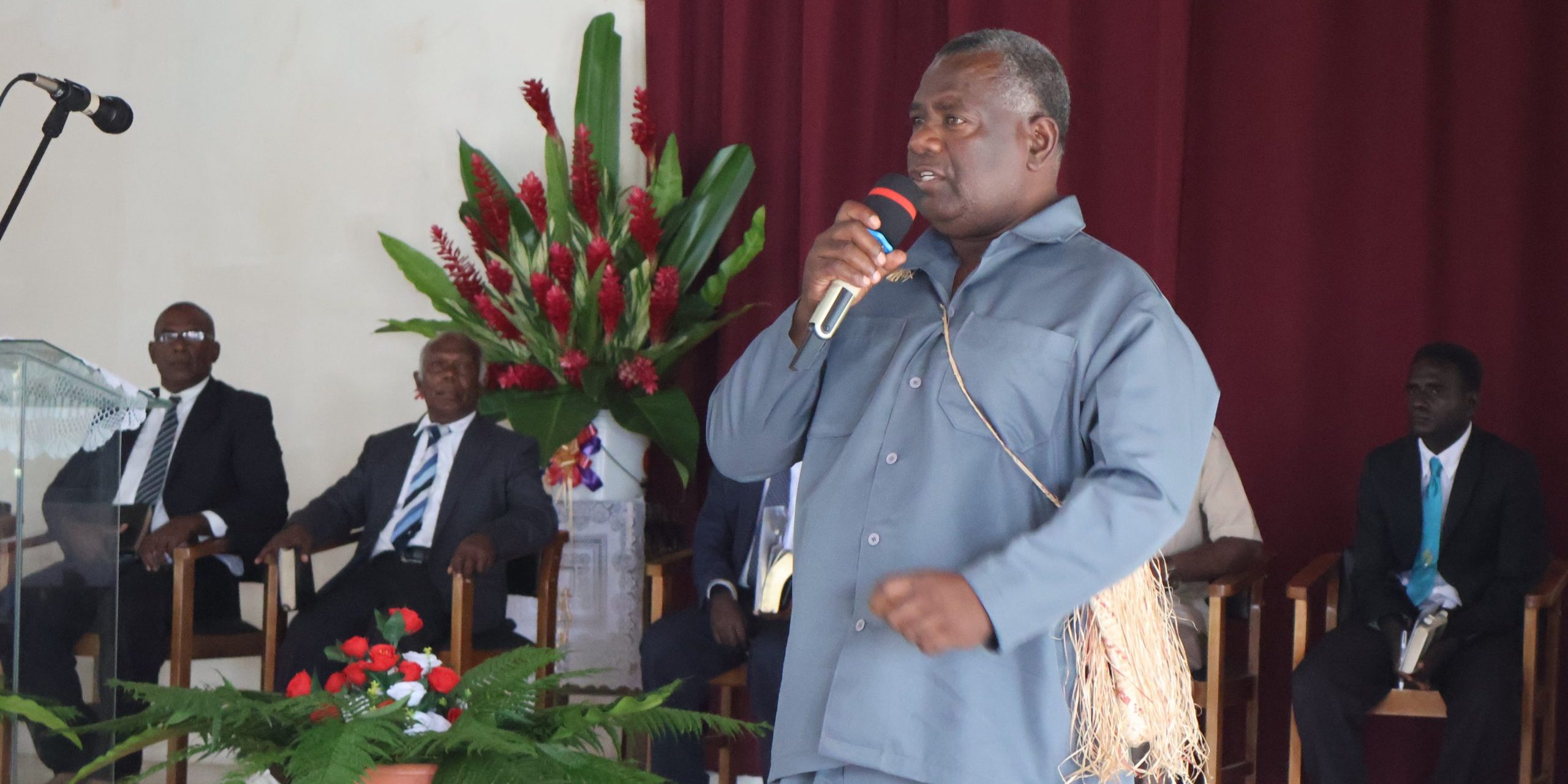 East-Guadalcanal-MP-Hon.-Bradley-Tovosia-delivering-his-remarks.-