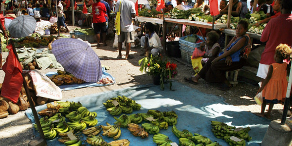 Fishing village market