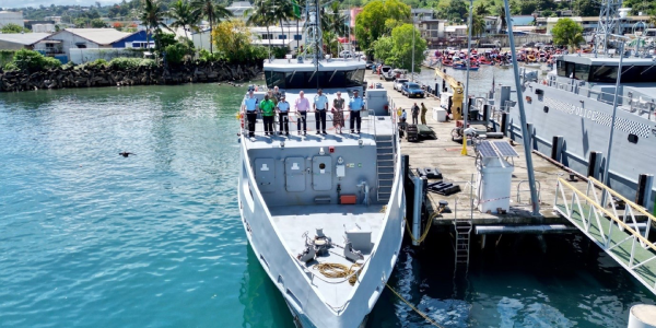 RSIPV Gizo back home at Aola Wharf