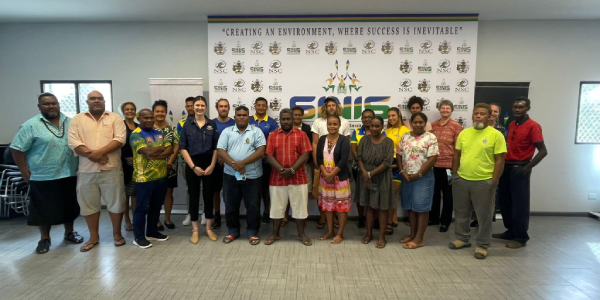 The Team Up team with the participants.