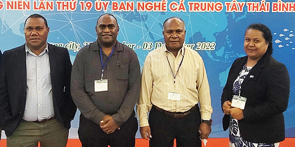 The Solomon Islands Fisheries delegation that represent the Government in Vietnam.