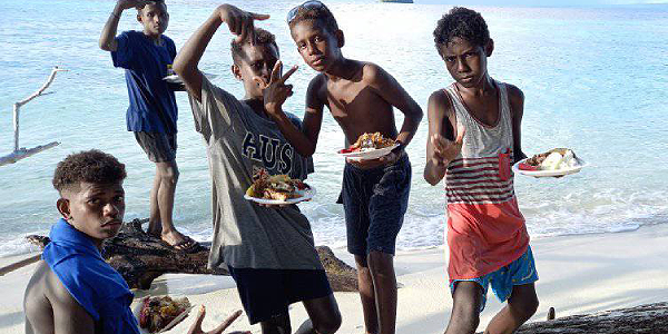 These young boys enjoying their time. Photo by Patsy Zalevalaka.