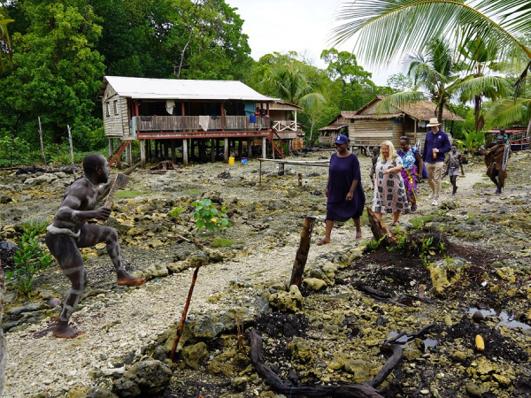A home at Pusiju in South Vella located by the coast.