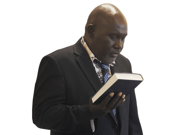 Deputy Premier, Hon. Calrick Runimetu MPA of Ward 24 South Minister of Finance and Treasury Vangunu taking his oath.