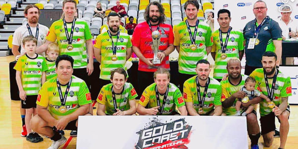 Ipswich Futsal team the champions of the Gold Coast International Championship.