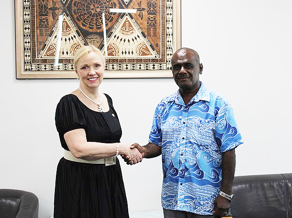 MFAET meets with UN Inter-Agency Task Force on Solomon Islands readiness for LDC graduation.