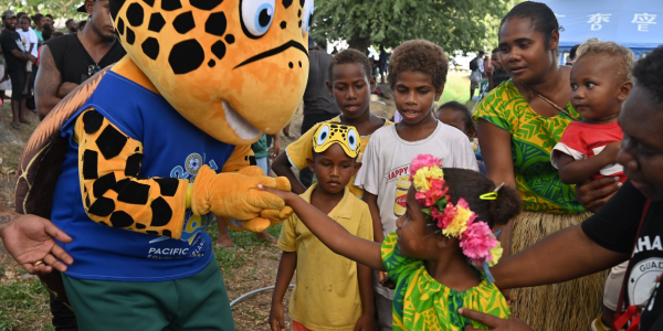 ‘Solo’ the mascot heads to Malaita province this week.