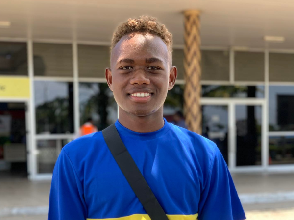 Jnr Kennedy prior to his departure. Photo supplied.