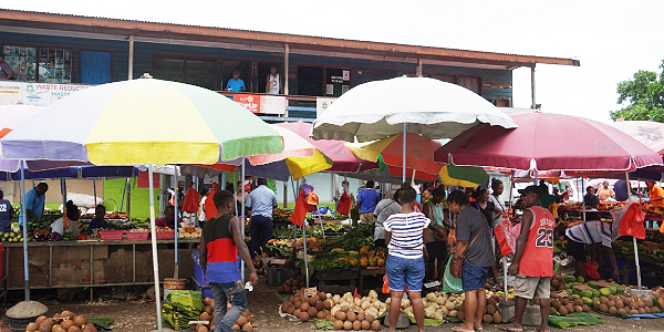 The illegal Fishing Village market still in operation after the lapse of the January 31 deadline for closure of all illegal market outlets in Honiara