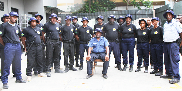 CWSIS security personnel. Photo: FLOYD TERRY.