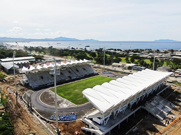 An aerial view of the National Stadium. Photo: Pacific Games 2023.