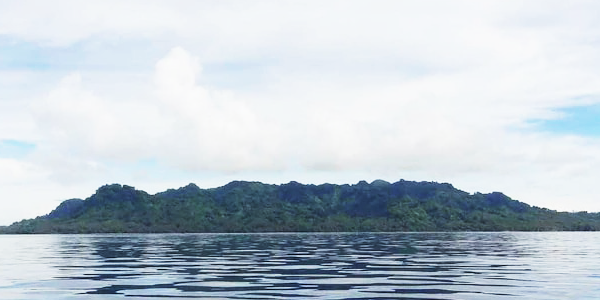 The volcanic island of Savo in Central islands province. Photo, Geodynamics Australia.