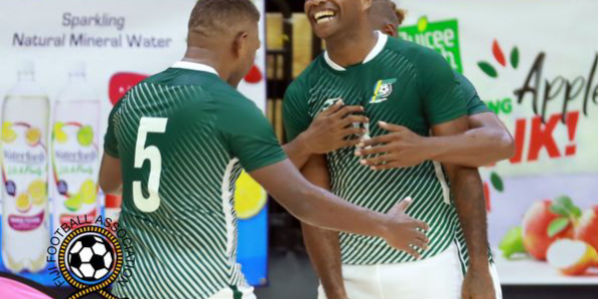 Charlie Otainao being congratulated after scoring the winning goal. Photo, FFA.