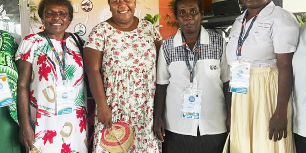 Four of the women ministers, from left, Hamlyn Anisi, Naomi Irobeni, Lauren Jekka, Venisa Pitrie.