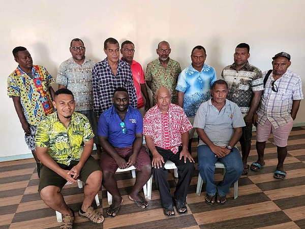 The LMU team with Makira Provincial Premier, Julian Maka’a and provincial authorities.