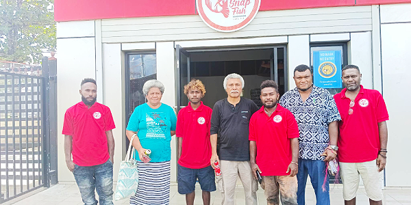 Snap Fish Solomon Officials and members of the MSG Delegation