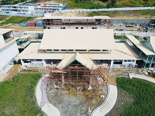 This is an aerial view of the 4th USP Campus project development. Photo by China Harbour Engineering Company Ltd.