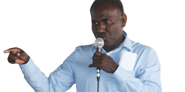 Trade Commissioner, Barrett Salato speaking to Solomon Islands workers at the Pre-Departure Briefing.