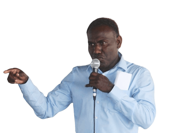 Trade Commissioner, Barrett Salato speaking to Solomon Islands workers at the Pre-Departure Briefing.