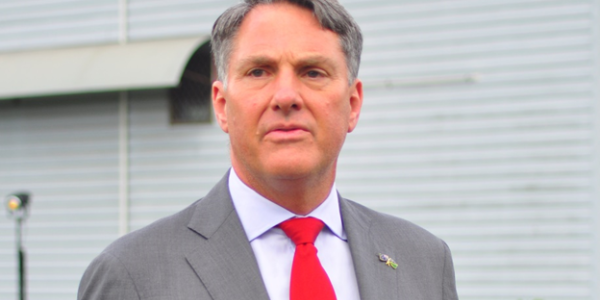 Australia’s Deputy Prime Minister Richard Marles in Honiara. File Photo, Lachlan Eddie.