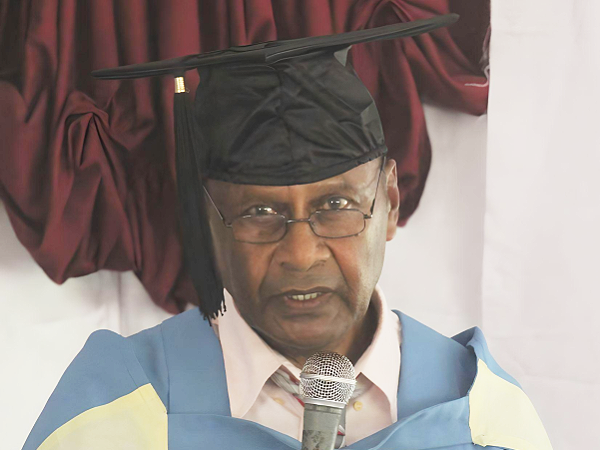 Director of TIM, Bernard Bakote’e, delivering his remarks. Photo, Wilson Saeni.