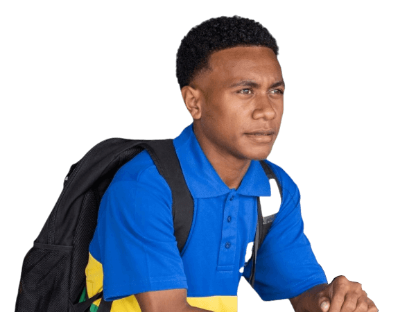 Jerol Patty at the Honiara International Airport. Photo, SIFF.