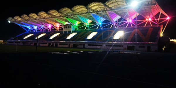 The SOL2023 Pacific Games stadium in Honiara. Photo, 2023 Pacific Games Stadium Project.