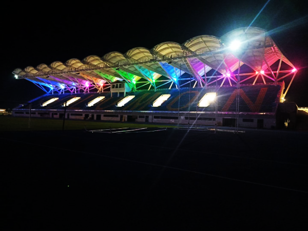 The SOL2023 Pacific Games stadium in Honiara. Photo, 2023 Pacific Games Stadium Project.