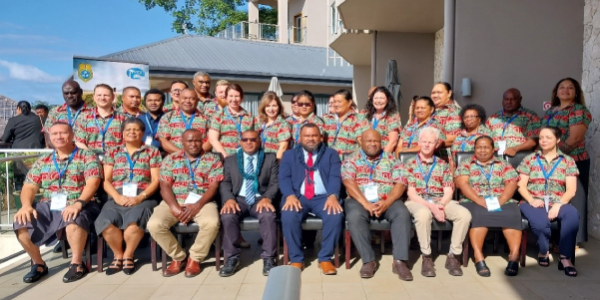 Pacific Immigration Development Community Directors attending the Regular Annual Members attending the RAM at Ramada Hotel, Port Villa, Republic of Vanuatu. Photo supplied.
