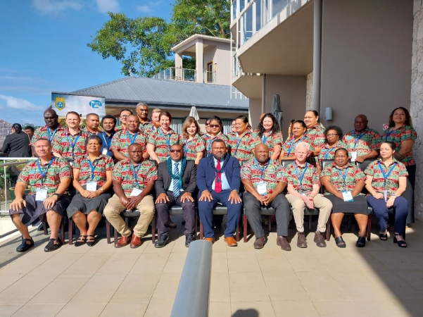 Pacific Immigration Development Community Directors attending the Regular Annual Members attending the RAM at Ramada Hotel, Port Villa, Republic of Vanuatu. Photo supplied.