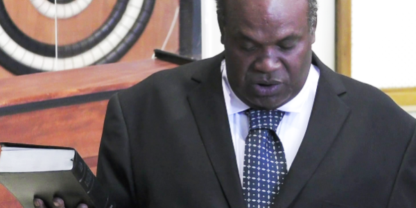 Alfred JM Tuasulia. Photo, National Parliament.