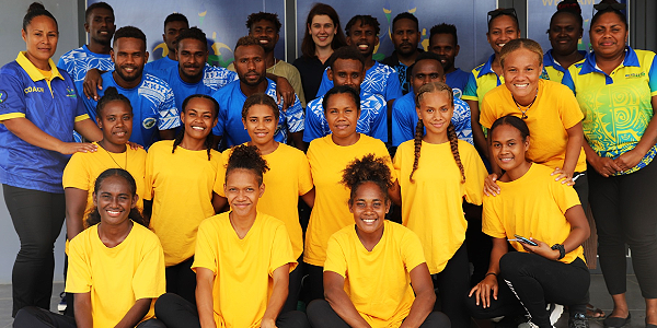 Some of the athletes travelling to Australia. Photo, AHC.