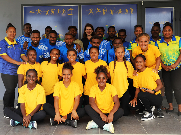 Some of the athletes travelling to Australia. Photo, AHC.