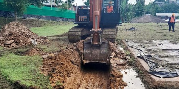 Groundwork for the Naha Health Centre now in progress. Photo supplied.