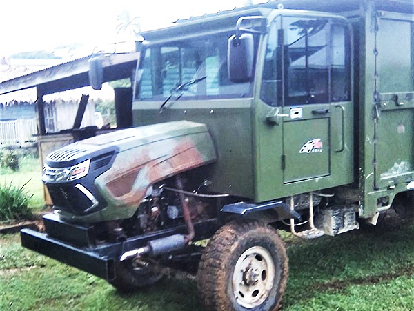 A vehicle used by the New Asian Mining Company in East Malaita is currently taking shelter at the Atori Police Station following threats from landowners to burn and damage the vehicle.