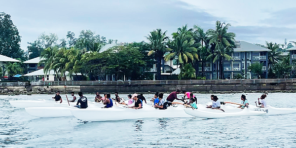 Va’a trials for the final selection. Photo SINIS Media.