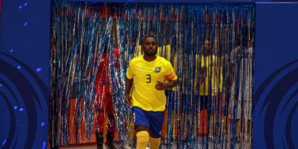 Kurukuru Captain Elliot Ragomo last appearance in the OFC Futsal Nations Cup 2023 before he is announcing his retirement at the conclusion of the tournament. Photo by SIFF MEDIA.