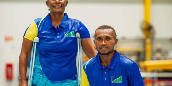 Gold medalists Lydia and Tolomae. Photo credit: SINIS.