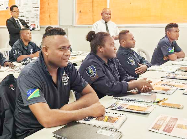 Some of the EOD officers in training.