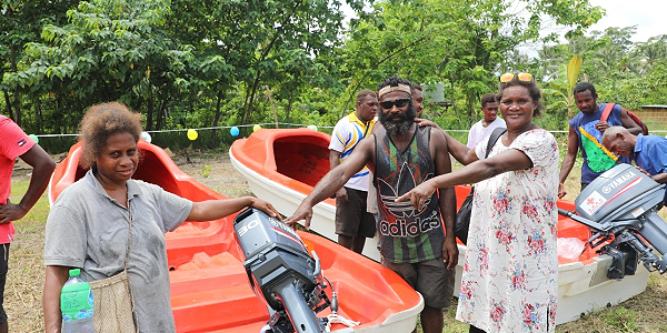 Some of the church members who attended the handover expresses excitement for the generous support.