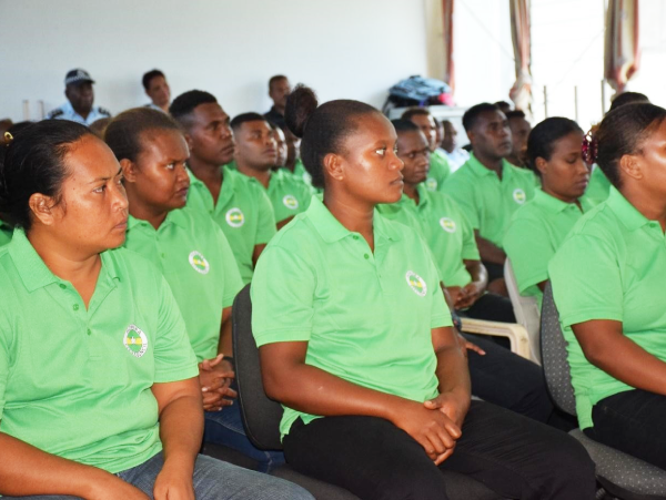 Some of the newly recruited female Law Enforcement officers.
